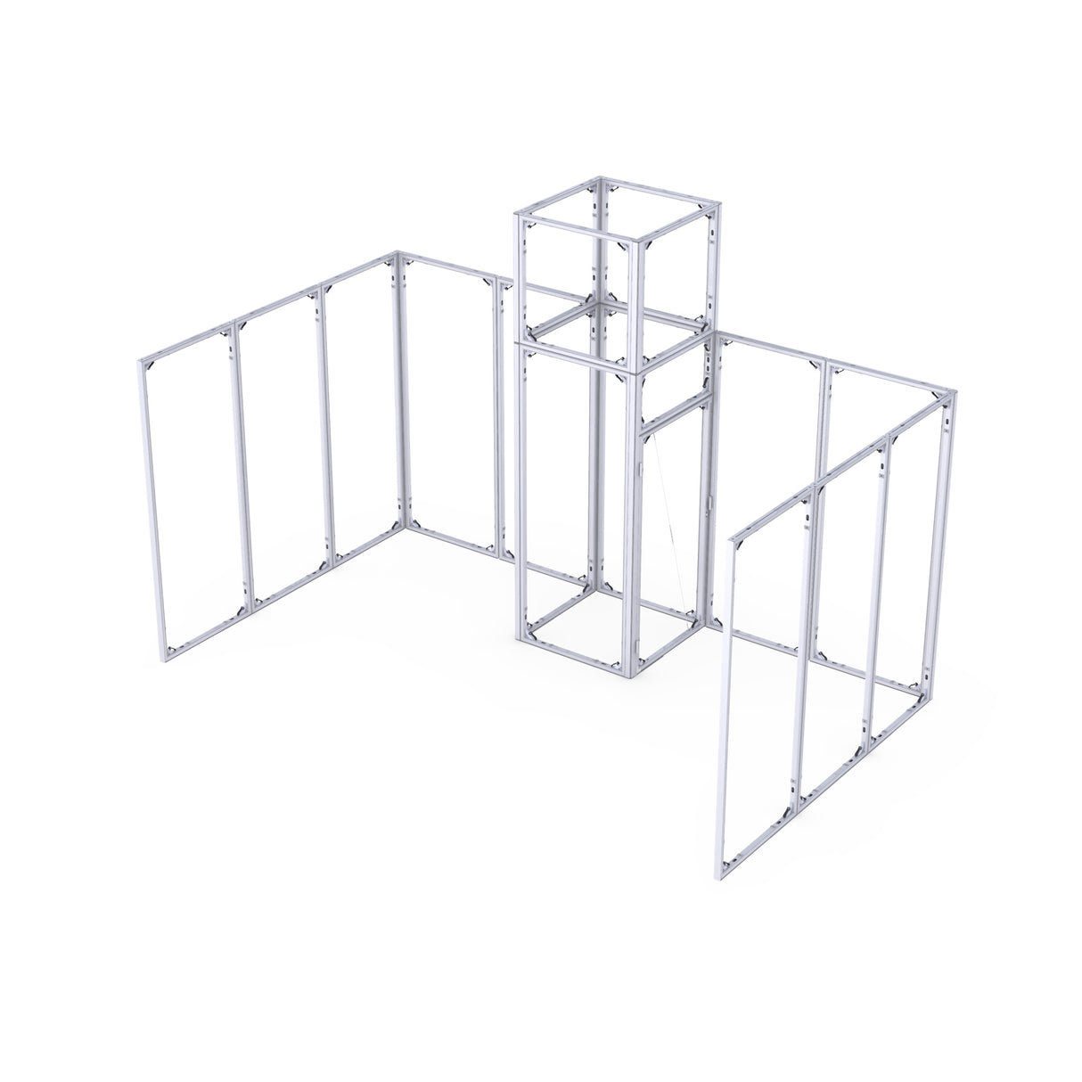 CORNECT Messepaket L – modulares Gestell (ohne Tuchbespannung)
