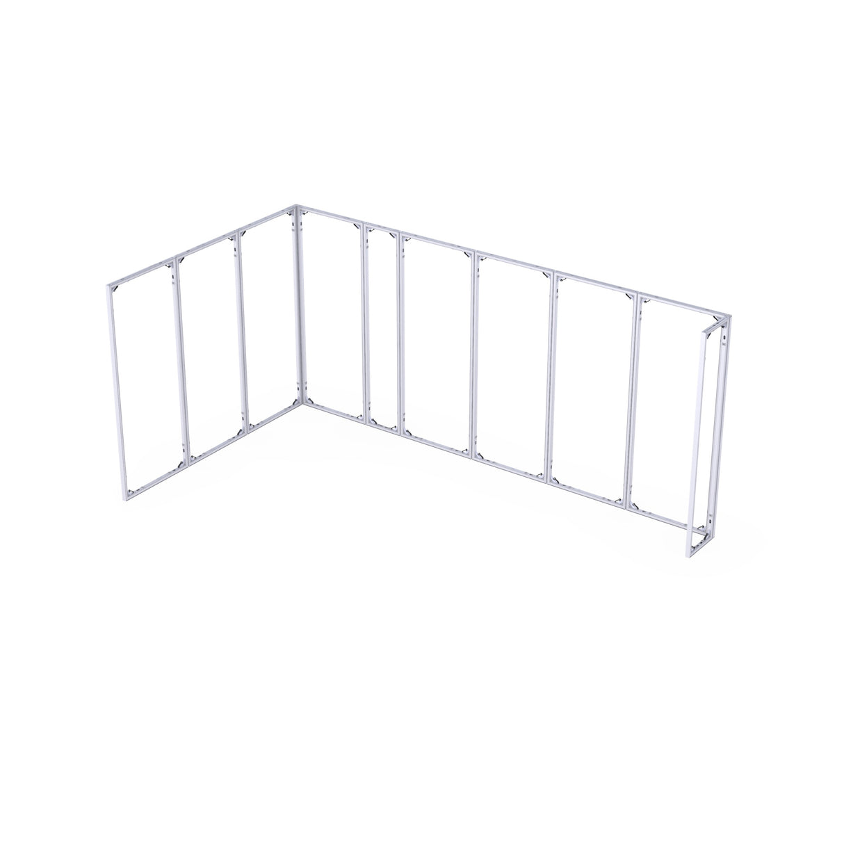 CORNECT Messepaket M – modulares Gestell (ohne Tuchbespannung)