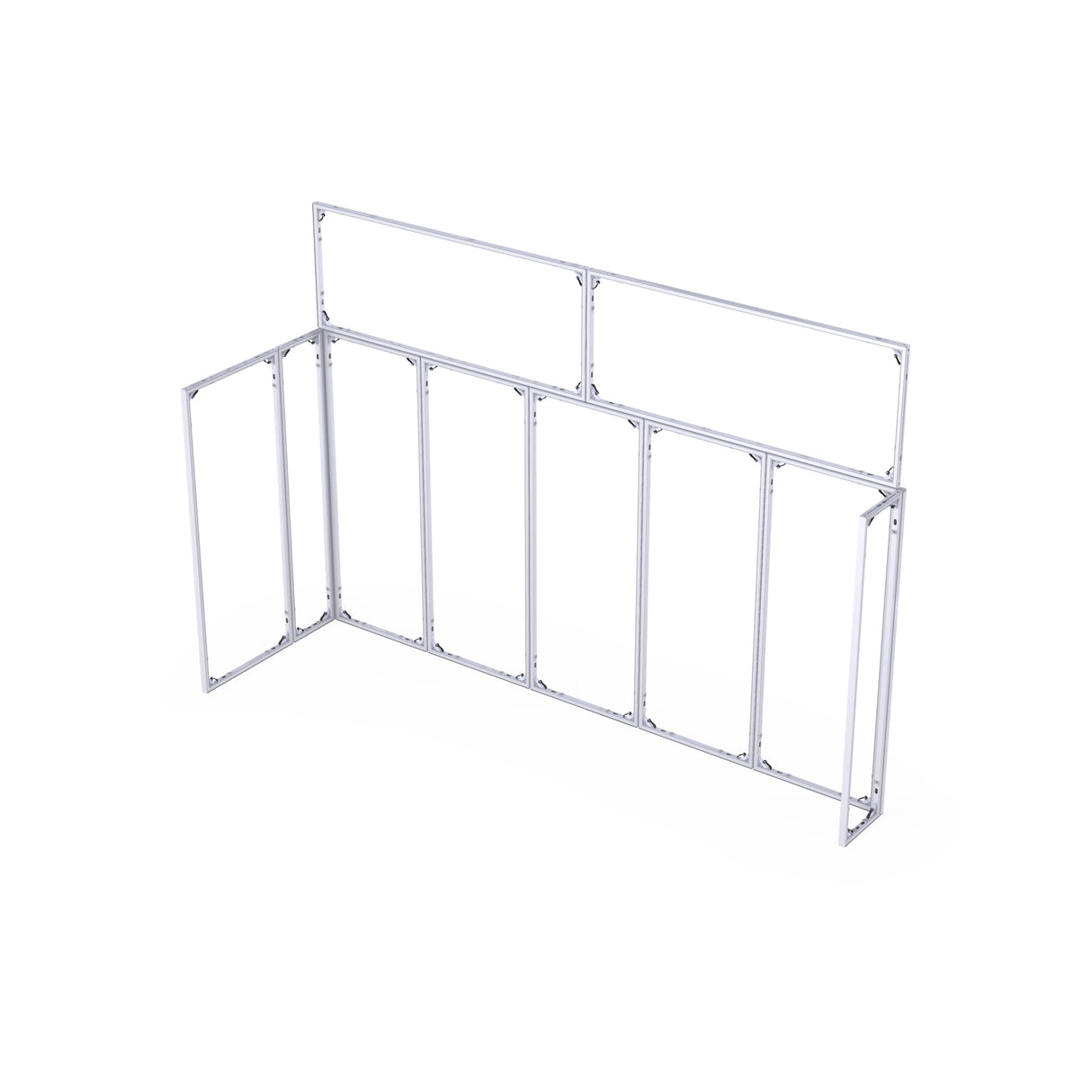 CORNECT Messepaket M – modulares Gestell (ohne Tuchbespannung)