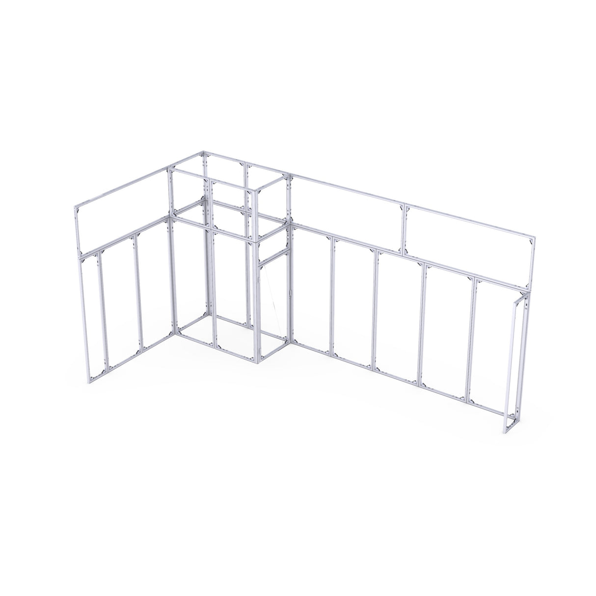 CORNECT Messepaket XL – modulares Gestell (ohne Tuchbespannung)