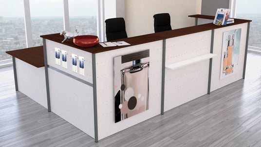 Günstige Empfangstheke Office (U-Form)
