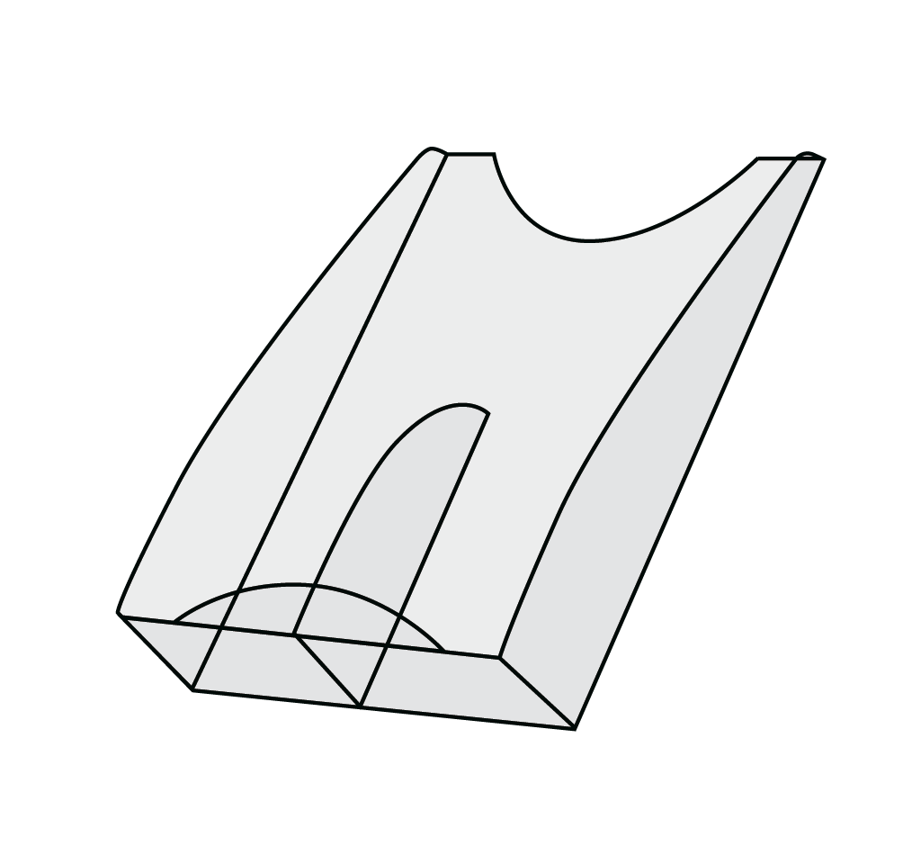 Fachteiler (2x DIN lang, Tec-Art)