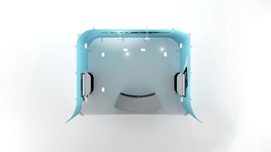 Flexibler Messestand 4x3m