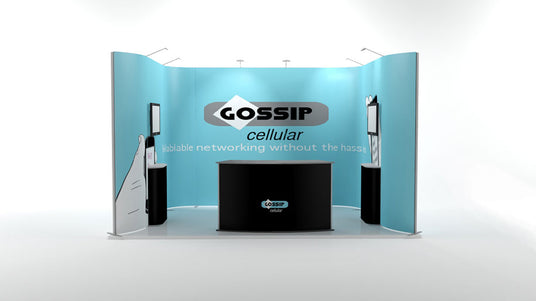 Flexibler Messestand 4x3m