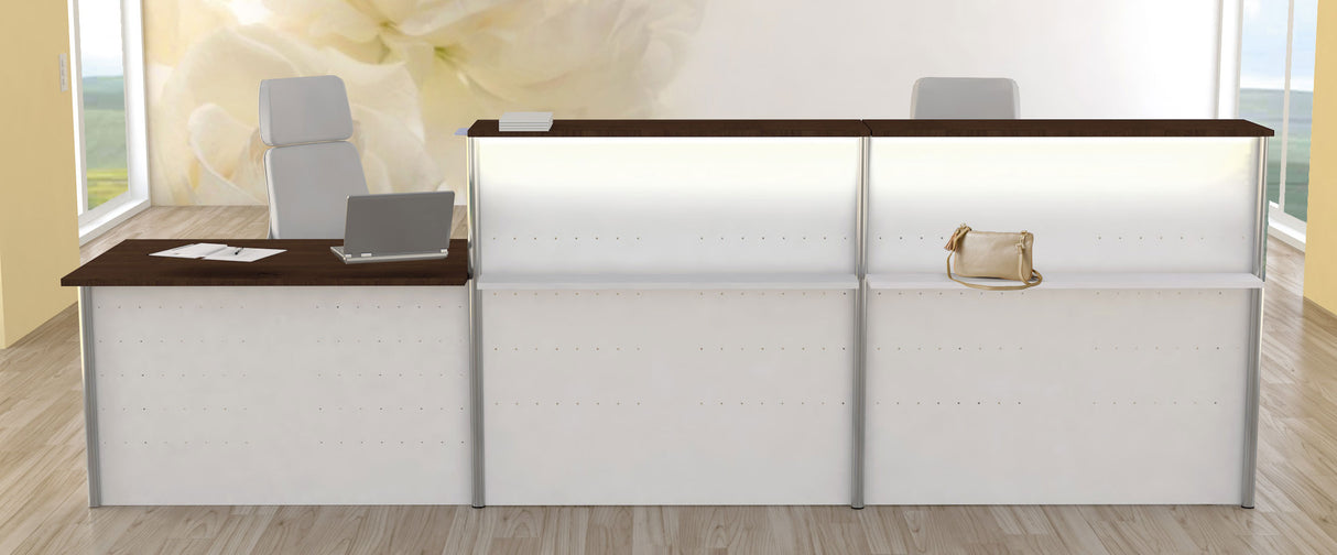 Günstige Empfangstheke Office mit Beleuchtung