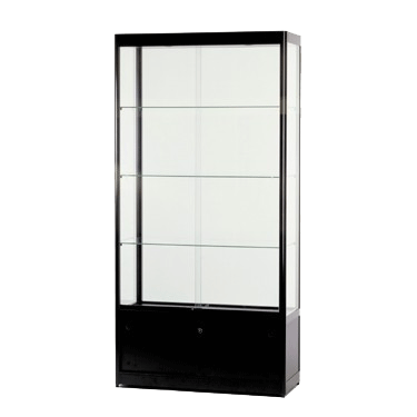 Standvitrine "München" (schwarz)