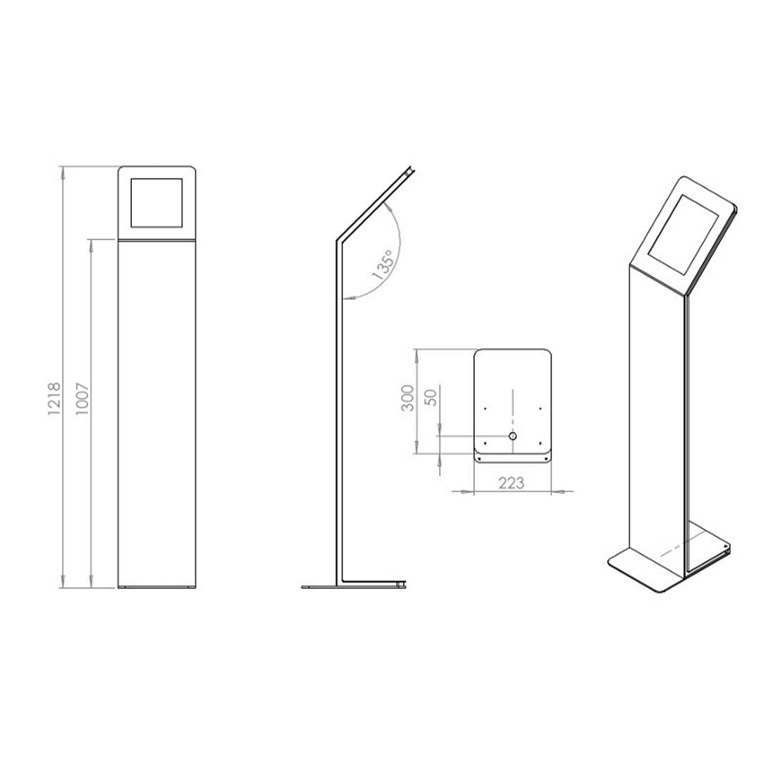 iPad Bodenständer "Design Tab"