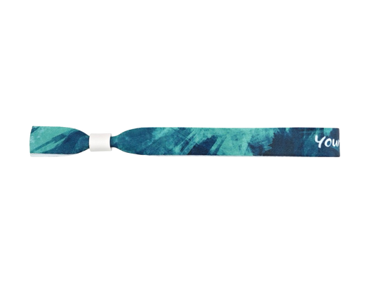 Kontrollbänder Stoff, bedruckt