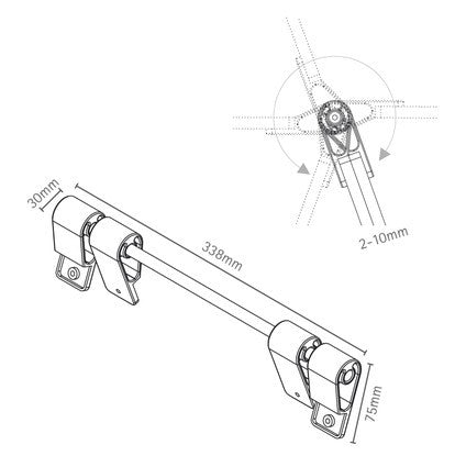 Outdoor Kundenstopper "Organic"