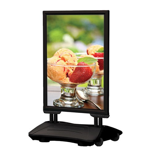 Kundenstopper A1 (schwarz)