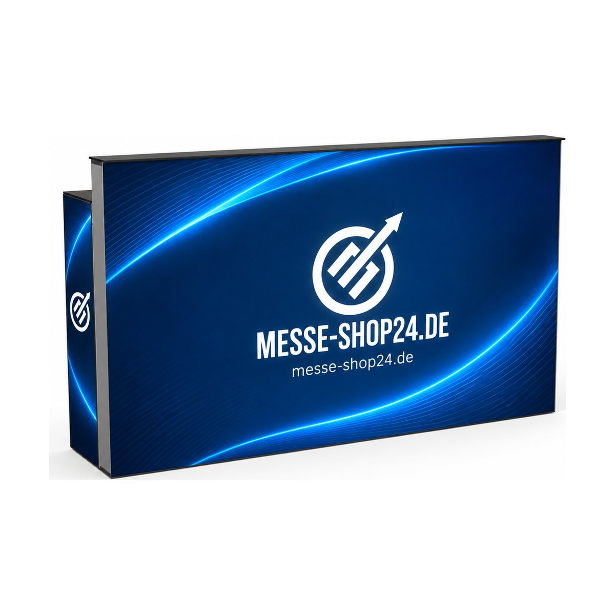 LEDUP Counter MAX Extension mit Messe-Shop24-Branding – freigestellt