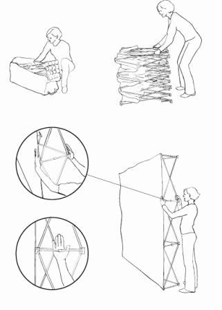 Expand MediaFabric Textil-Faltdisplay