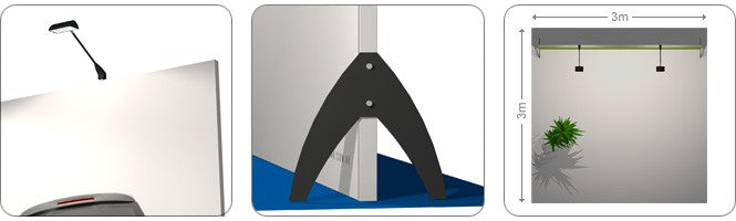 Messestand 3x3 m (Kopfstand)