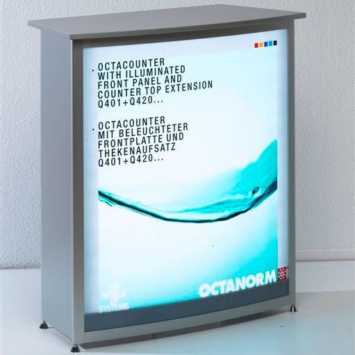 Beleuchtete Messetheke "OctaCounter LED"