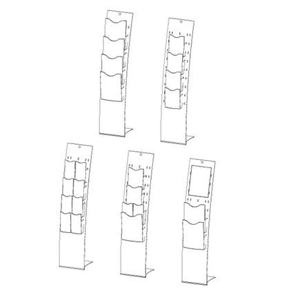 Prospektständer Zip Velo Magic Restyle (ohne Prospekttaschen)