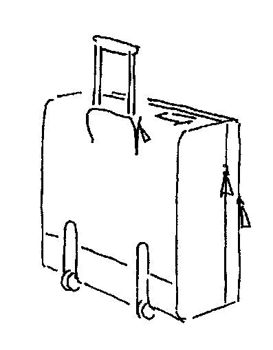 Trolleytasche für Pirouet Theke + Vitrine