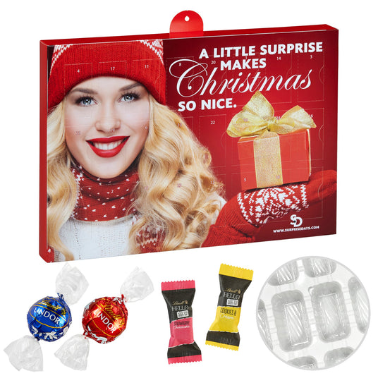 Lindor & Hello Adventskalender mit Logo – Premium