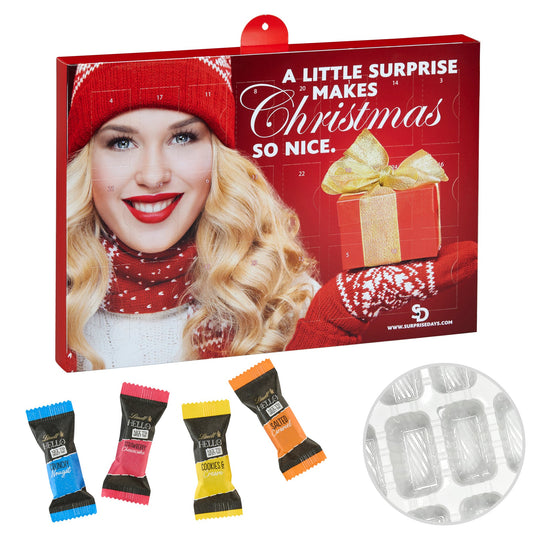 Lindt Hello Adventskalender mit Logo – Premium