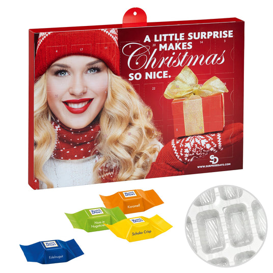 Ritter Sport Adventskalender mit Logo – Premium