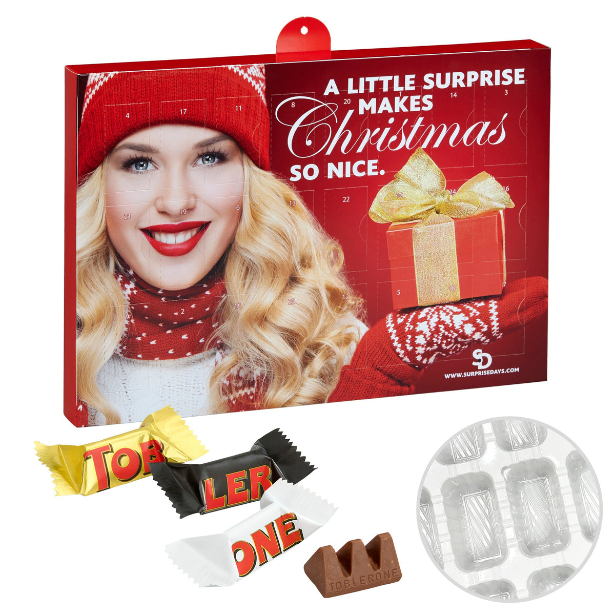 Toblerone Adventskalender mit Logo – Premium