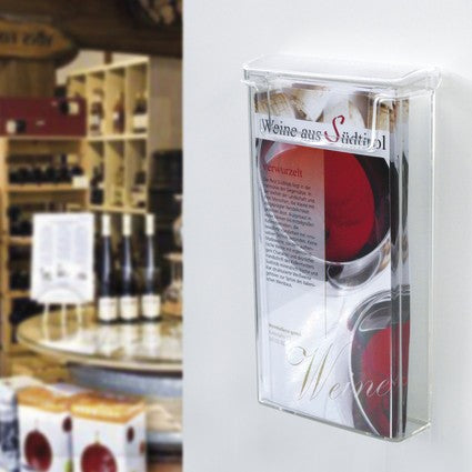 Wetterfester Prospekthalter (DIN lang)