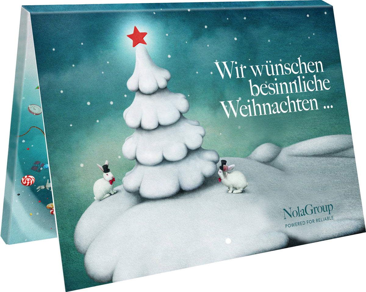 Plastikfreier A5-Adventskalender mit Logo – Cover, reinpapier® – Ansicht 5