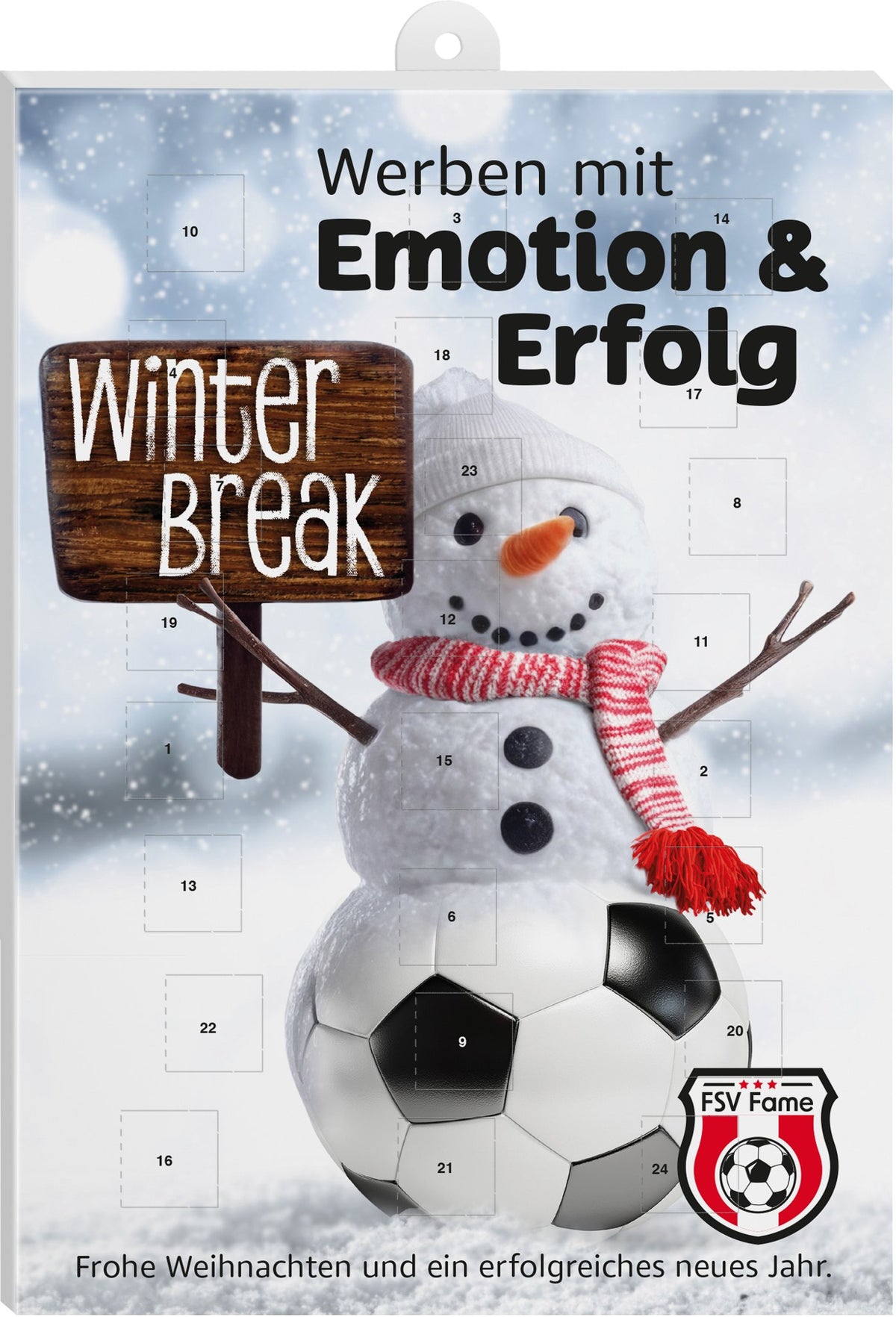 Adventskalender mit Logo & Werbeeinleger – individuell bedruckt – Ansicht 3