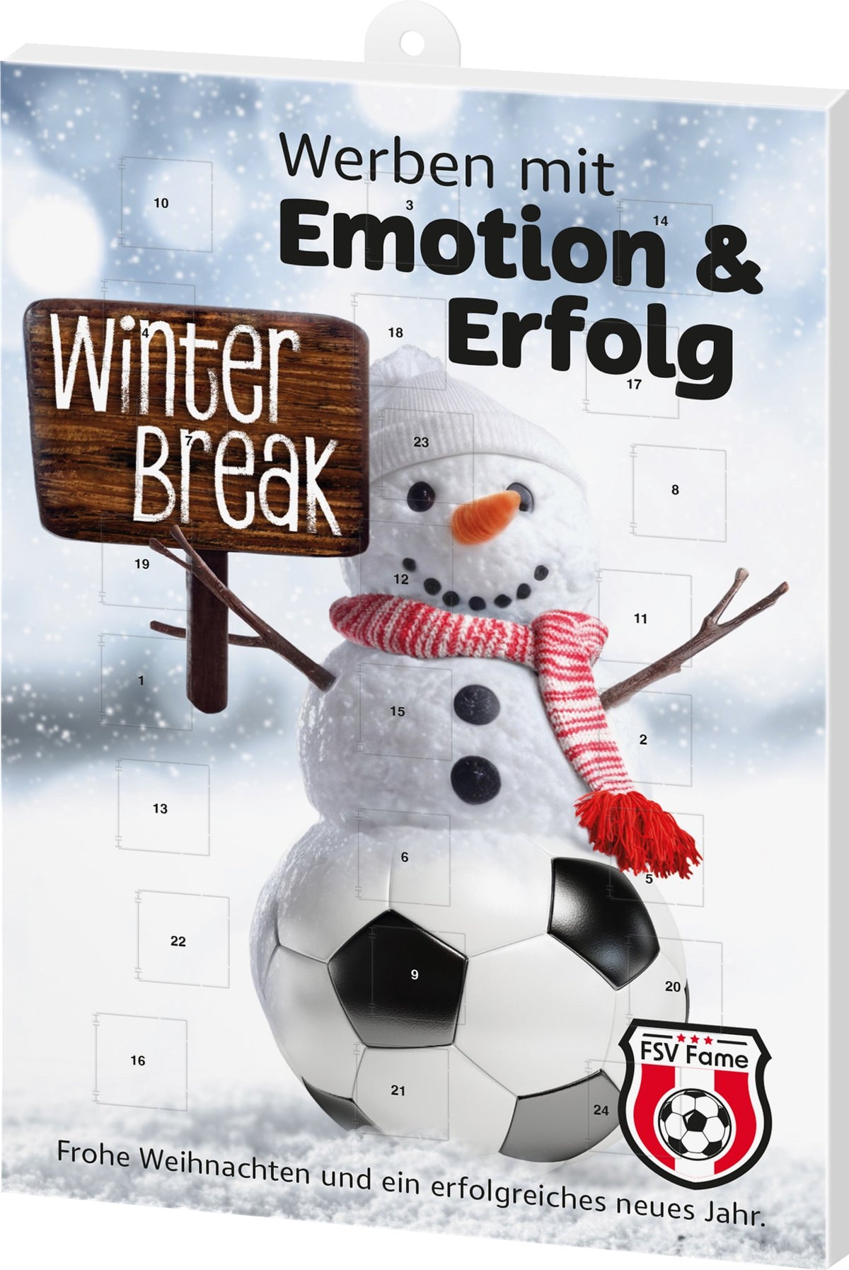 Adventskalender mit Logo & Werbeeinleger – individuell bedruckt – Ansicht 4