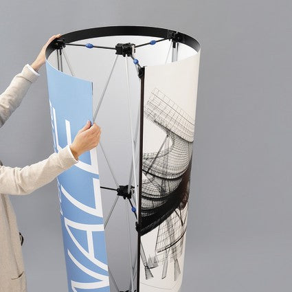 Werbesäule "Fold-It Tower"