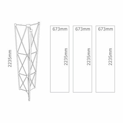 Werbesäule "Fold-It Tower"