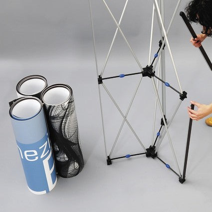 Werbesäule "Fold-It Tower"