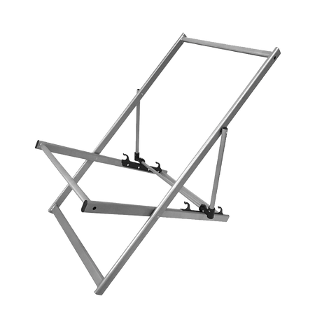 Aluminium Liegestuhl mit Logo – Detailansicht