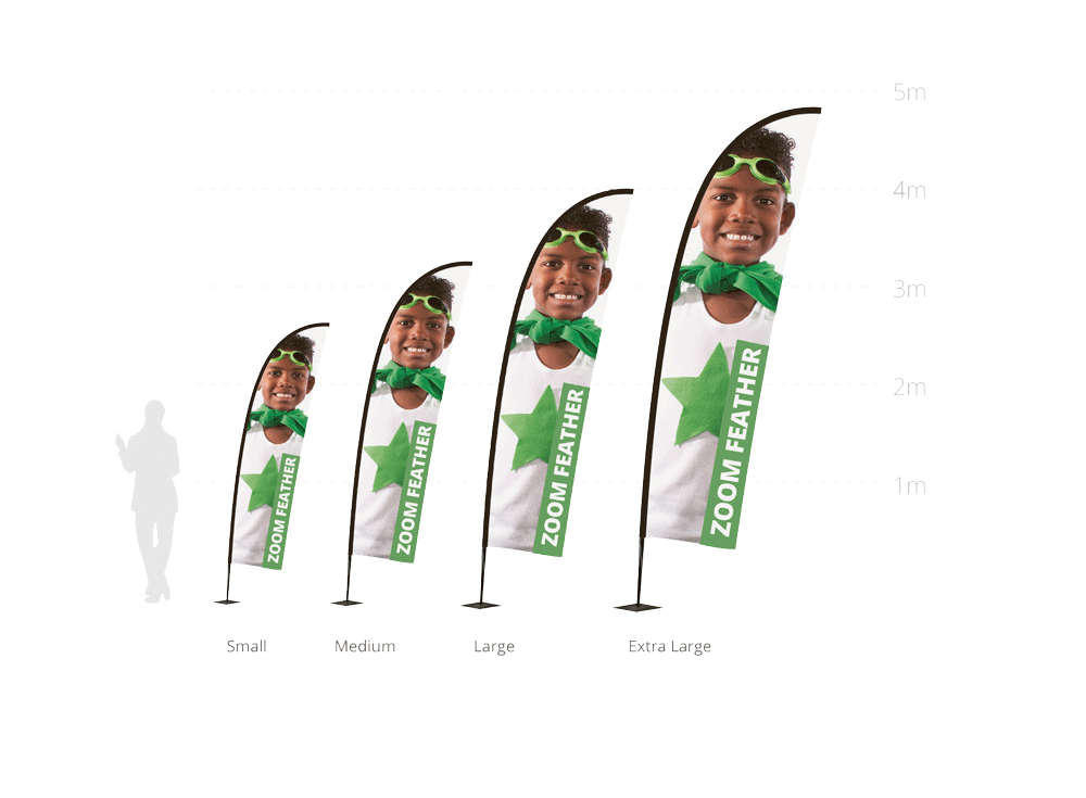 Beachflag SignFlag Plus gerade