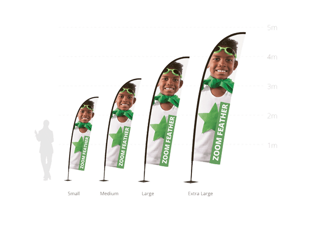 Beachflag SignFlag Plus gerade