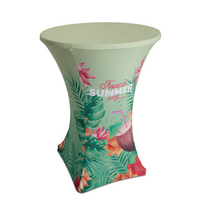 Stehtisch-Husse bedruckt (80 cm - Rund) kaufen – Messe-Shop24.de