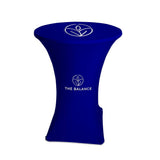 Bedruckte Stehtischhusse mit Logo
