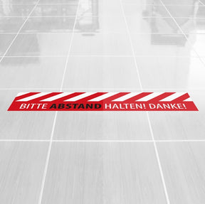 Bodenaufkleber 60 x 15 cm kaufen – Messe-Shop24.de