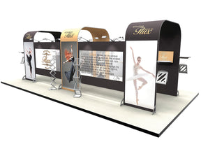 Design-Ausstellungsstand 8x4 m PremiumFrame D2 kaufen – Messe-Shop24.de