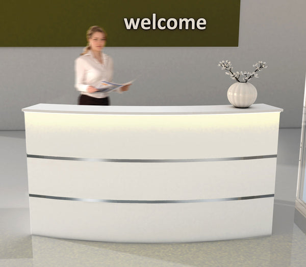 Design Empfangstheke mit LED-Beleuchtung kaufen – Messe-Shop24.de