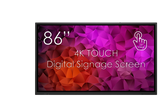 Bildschirm 86" Touchscreen 4K mit Transportkoffer