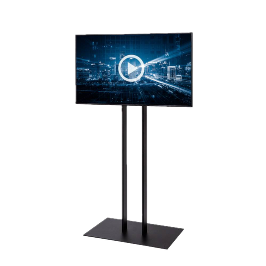 Werbebildschirm mit Bodenständer