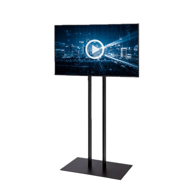 Werbebildschirm mit Bodenständer