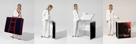 Ecktheke faltbar AluFold Xtra 5 – Detailansicht