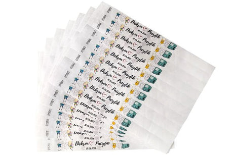 Eintrittsbänder Papier (Tyvek) – Detailansicht