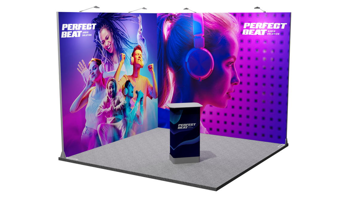 Expolinc Eckstand 3x3m mit Theke