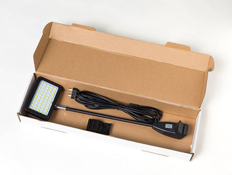 Faltdisplay Lampe LED Design – Detailansicht