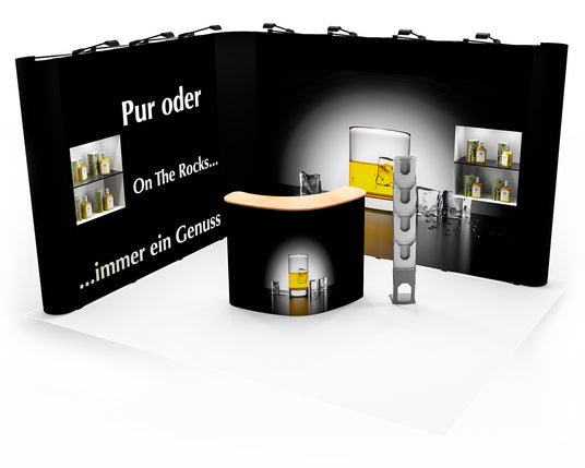 Faltdisplay Messestand 4x3 m