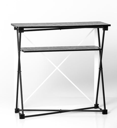 Falttheke mit Trolley "Counter Textil" – Detailansicht