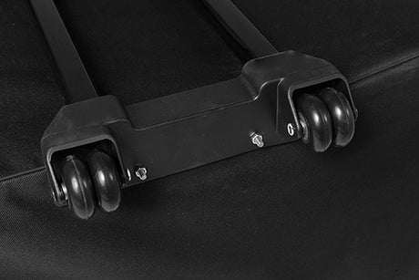 Falttheke mit Trolley "Counter Textil" – Detailansicht