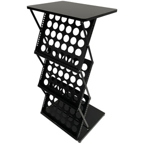 Prospekthalter Flex Counter schwarz kaufen – Messe-Shop24.de